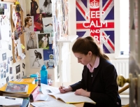 Description: Harrogate Ladies' College Sixth Form Study Room