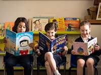 Description: Highgate Pre-Prep School pupils reading