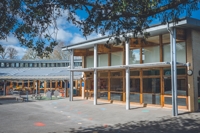 Description: The Rowan building at Kingshott School 